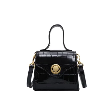 

Fashion Handbag 2020 Female Designer Mini Square Shoulder Messenger Bags High Quality Stone Pattern PU Leather Handbags Women