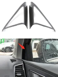 Couverture de garniture triangulaire pour porte avant Skoda Karoq 2017 2018 2019 2020, cadre de décoration de haut parleur Audio, accessoires d'intérieur 