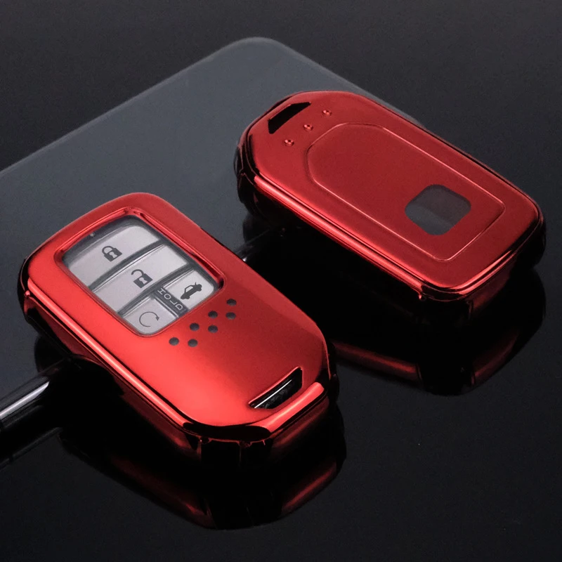New Soft TPU Della Copertura Completa di Caso Chiave A Distanza Per Honda Civic City Vezel Accord HR-V CRV Polit Jazz Jade Crider odyssey Protezione con Chiave - H3e56b6db2e7c4be8a6b1addd2d8a4d493