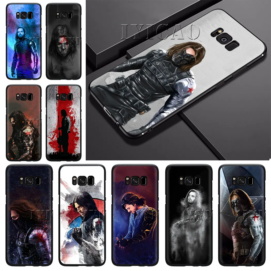 IYICAO Captain America Civil War Winter Soft Silicone Case for Samsung S6 S7 S8 Edge S9 S10 Plus S10e Phone Cover | Мобильные