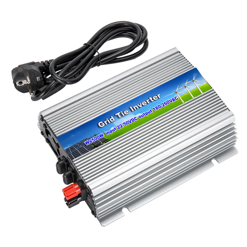 

500W Grid Tie Inverter Solar Power Converter for Solar Panels/Wind Turbine Generator, Output 90-140V