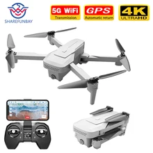 2020 NEW XS818 Drone FPV HD 4K GPS Quadrocopter With WIFI Camera Dron Foldable Drone Selfie RC Quadcopter Drones Helicopter To tanie tanio SHAREFUNBAY Plastic Ready-to-Go 20 min 4*AA Alkaline batteries Remote Control 36*35*6 4CM 200 m 3 7v MODE2 Brush Motor 4 Channels