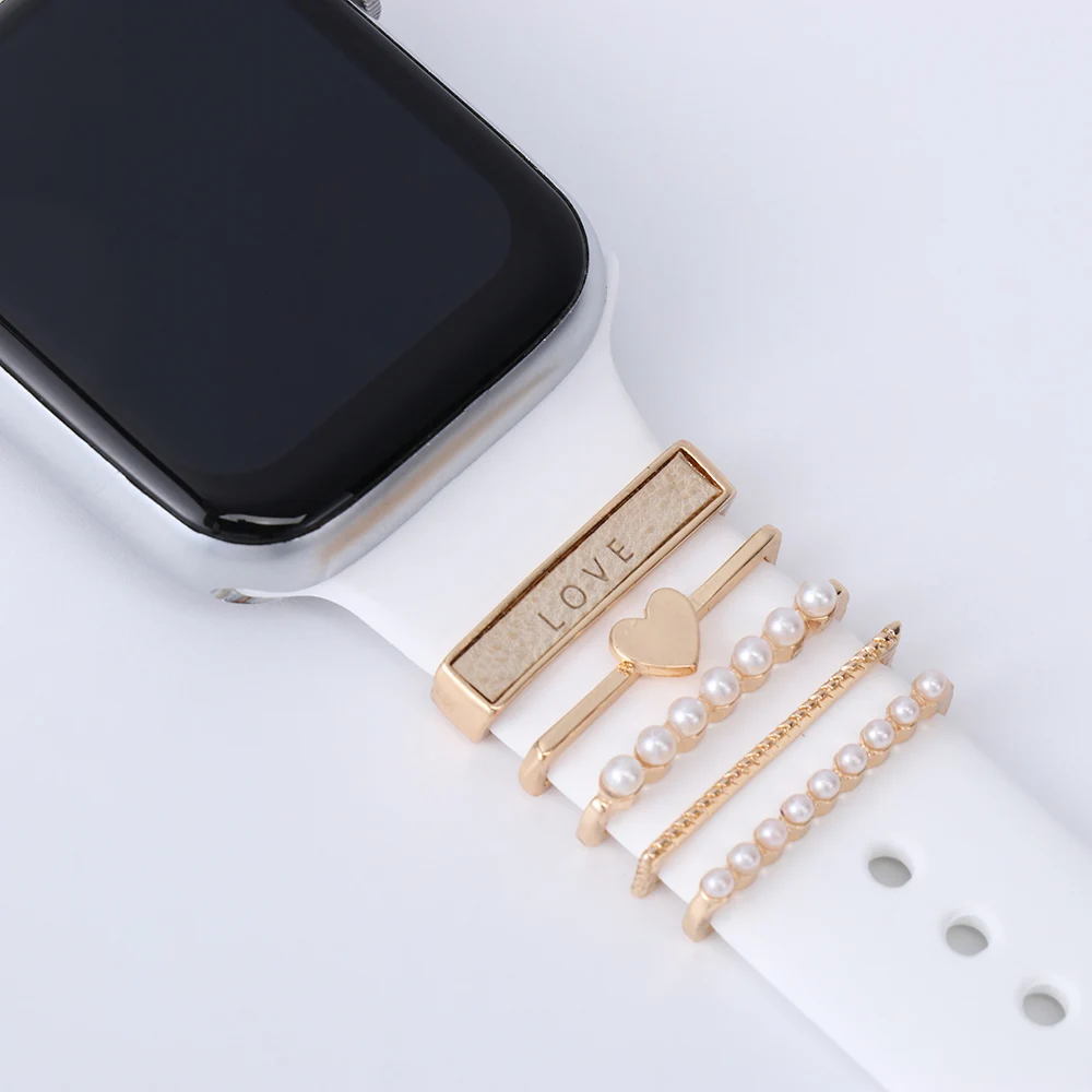 Браслет для Apple Watch металлические подвески декоративное кольцо Алмазное
