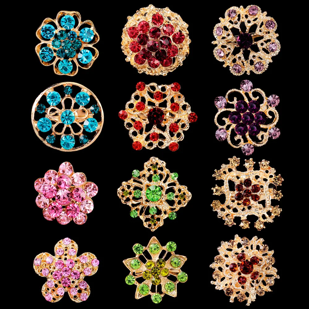 

Korean-style Cool Diamond Set Small Brooch Versitile Fashion Accessories Brooch Corsage Card