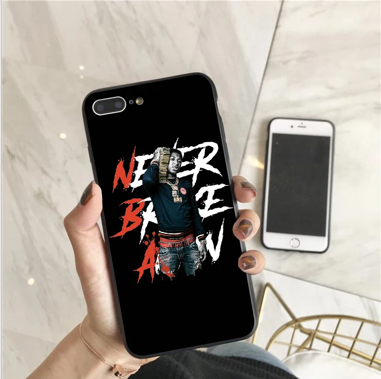 Чехол для iPhone X XR XS MAX Never Broke снова YoungBoy Pop rapper чехол для iPhone 11 6S 7 8Plus Мягкий силиконовый чехол