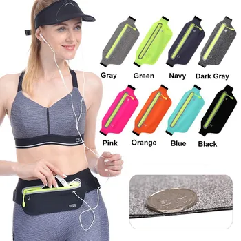 

Waterproof Waist Packs solid colro light weight Reflective Runners Sports Exercise Adjustable Waistband Bag 2020 drop shipping