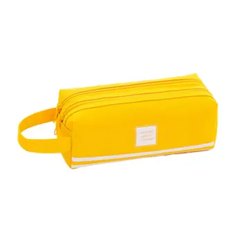 

Simple Large Capacity Pencil Case With Handle Creative Multi-function Double-layer Pencil Case For Student