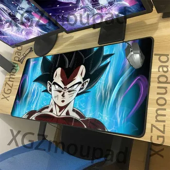 

XGZ Large Gaming Mouse Pad Black Precision Lock Edge Anime Dragon Ball PC Laptop Keyboard Desk Mat Rubber Non-slip Carpet Xxl