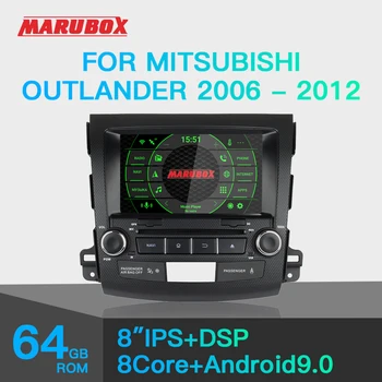

MARUBOX Car DVD Player for Mitsubishi Outlander 2006-2012 Android 9 GPS Car Radio Audio Auto 8 Cores 64G, IPS, DSP KD8063