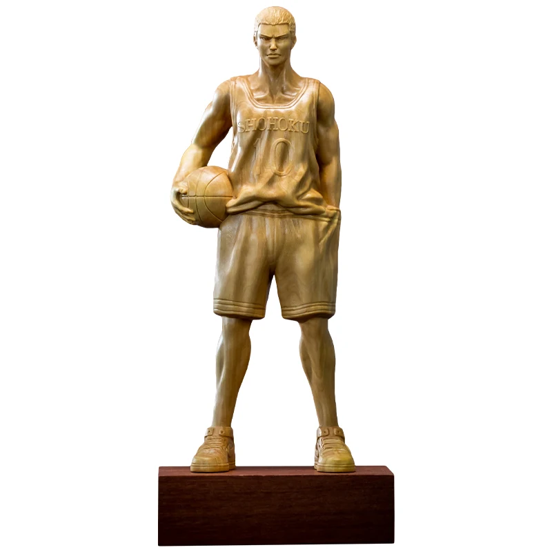 

Slam Dunk Master Anime Character Handmade Sakura Flower Path Home Accessories Boxwood Carving Ornaments