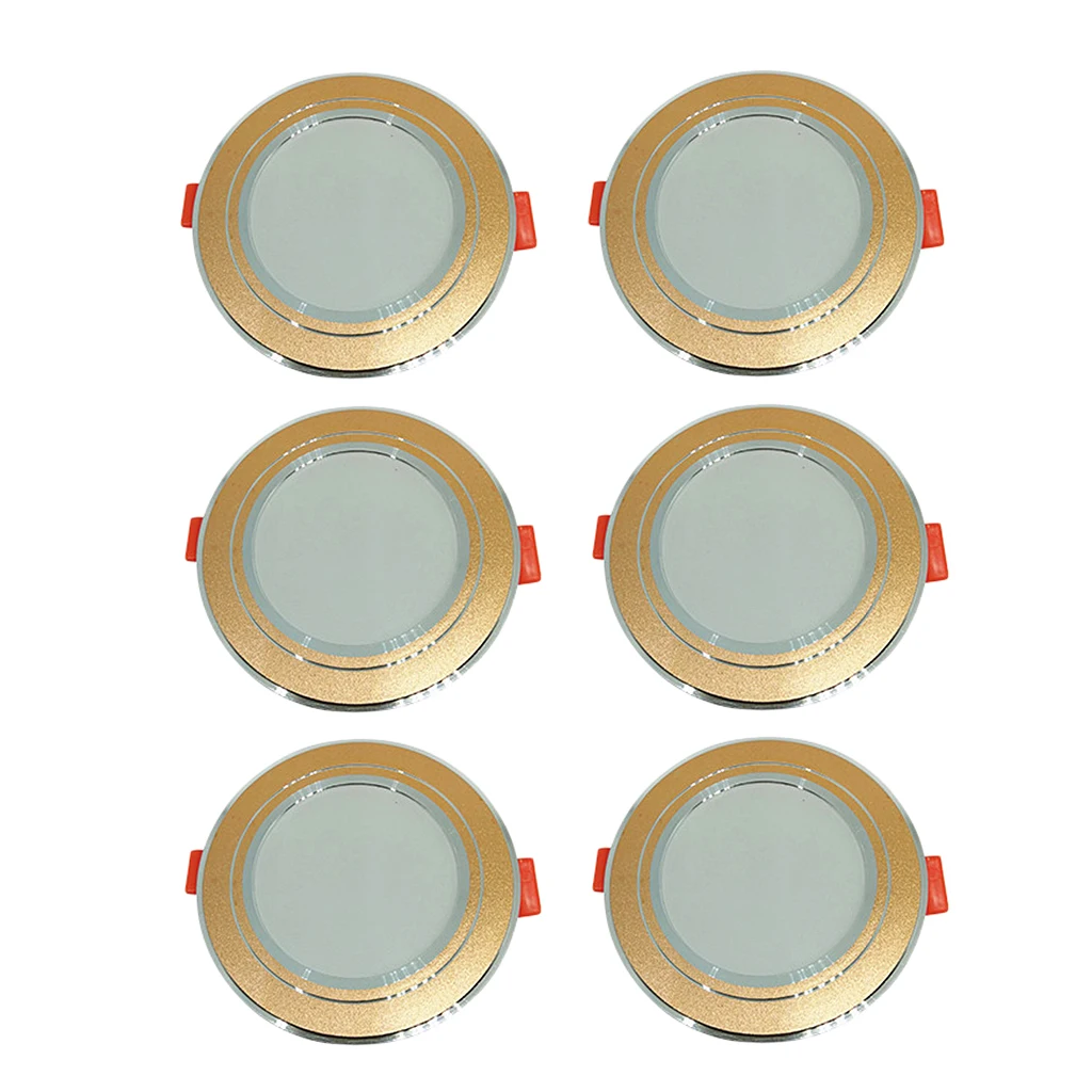 Recessed LED Ceiling Light 220-240V Golden Decorative | Дом и сад