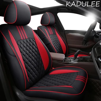 

KADULEE Custom Leather car seat covers For Toyota 86 Previa Sienna Venza Fortuner Fj CRUISER MARK IZOA Avalon YARiS Verso VIOS