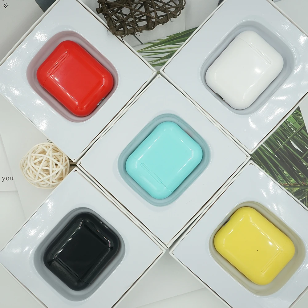 

i12 tws Touch control Bluetooth 5.0 Earphones Wireless 3D super bass Earbuds Relative to i10 tws i20 tws i30 i60 Earphone better