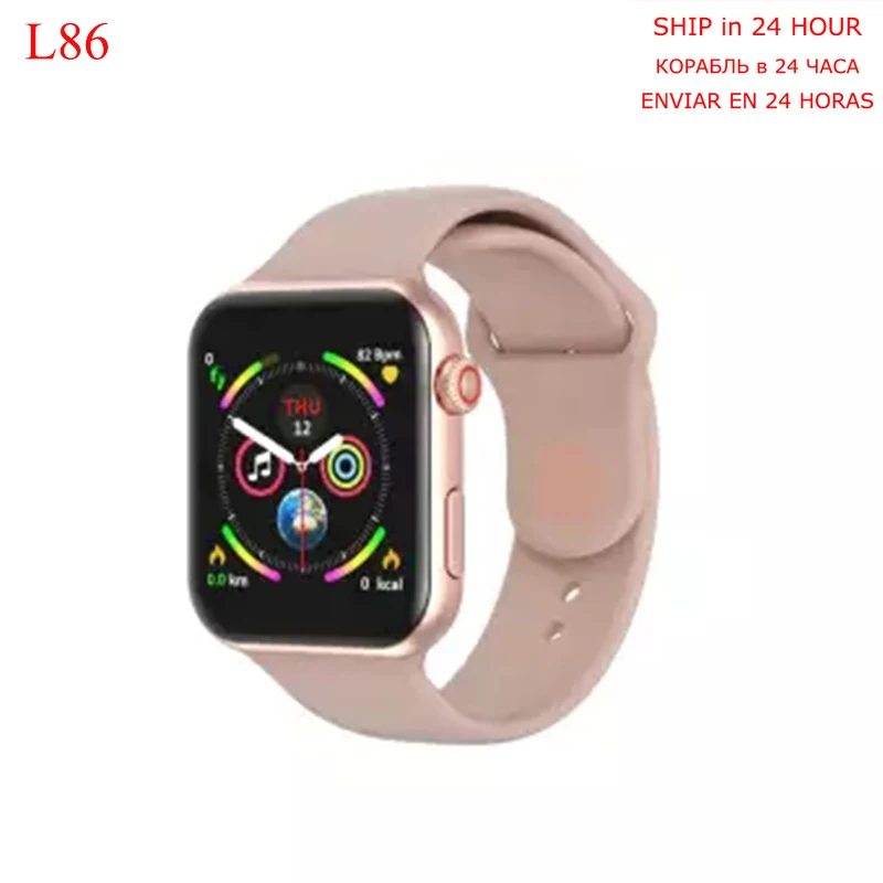 

L86 Smart Watch PK W34 IWO8 9 Bluetooth Music Control Take Photo Phone Message 1.54 Full Touch Screen Waterproof Sport Wristband