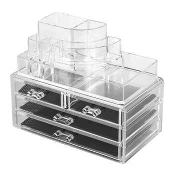 

Durable Transparrent Clear Acrylic Jewelry & Cosmetic Tips Dust-free Cotton Bud Storage Display Box Case 56