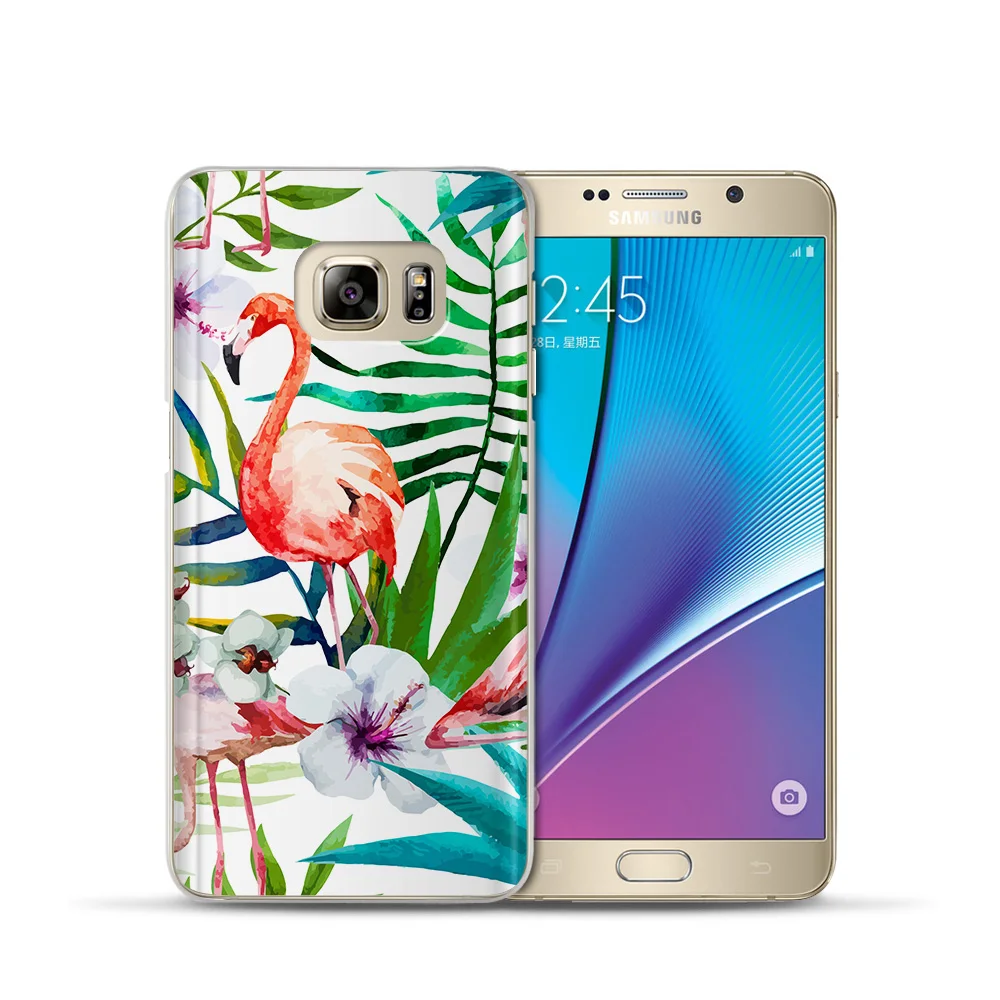 Чехол для телефона с изображением тропических лесов розового и красного цветов