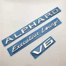 Для execltlus Lounge ALPHARD Toyota V6 багажник БАГАЖНИКА АВТОМОБИЛЯ стандартная эмблема значок английский хвост знак пост-метка для этикетки