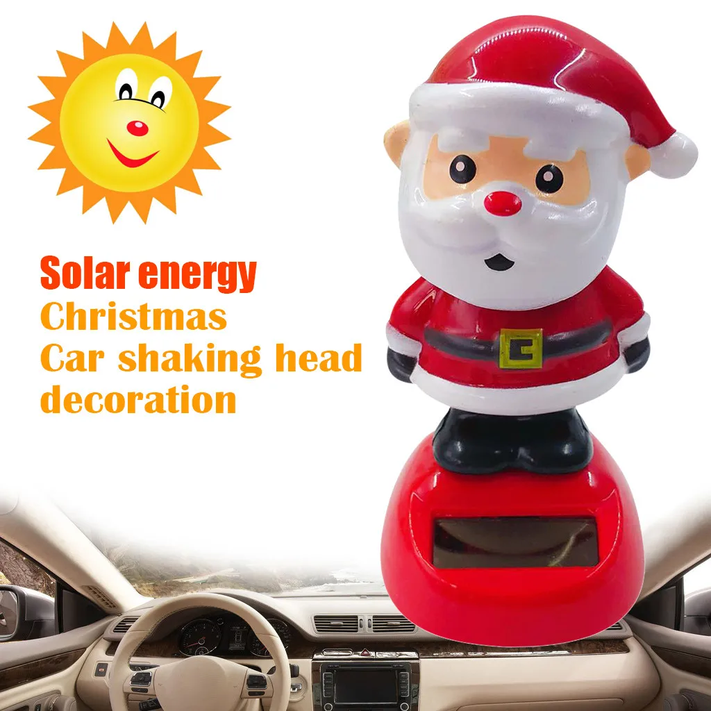 

Solar Powered Dancing Swinging Dancer Toy Car Windowsill Decoration Christmas Size 11X7X7.5cm Reliable Non-Toxic #YL1