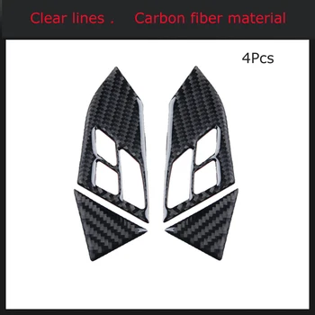 

Car Button Frame Stickers for BMW Old 5 Series E60 Dedicated 520 525li Carbon Fiber Steering Wheel Button Frame Stickers