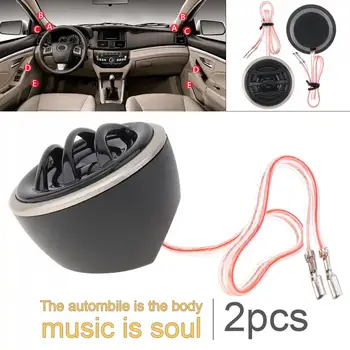 

2pcs 130W High Efficiency Mini Dome Tweeter Speakers for Car Audio System