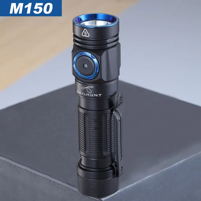 

NEW arrive SKILHUNT M150 CREE XP-L2 LED 750 Lumens USB magnetic charging flashlight with 14500 batteries