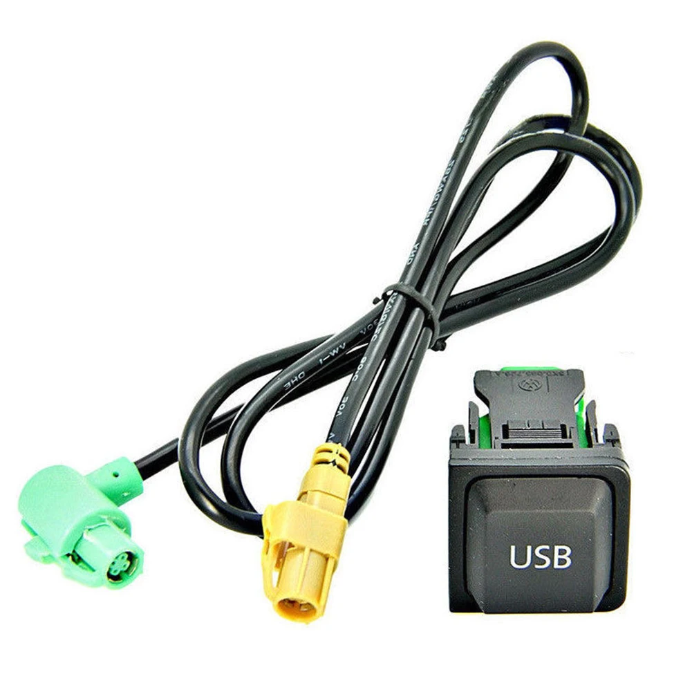 Удобный Жгут кабель Замена прочный автомобильный аксессуар USB переключатель гнездо 100 см адаптер кнопка часть практичный гольф