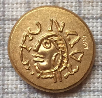 

24-K gold plated seventh century coin COPY