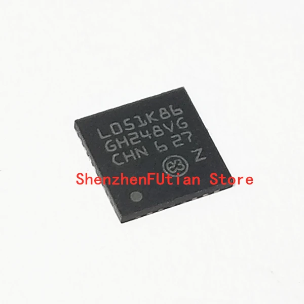 

10 шт./лот STM32L051K8U6 STM32L051 K8U6 L051K86 QFN-32 Новый и оригинальный