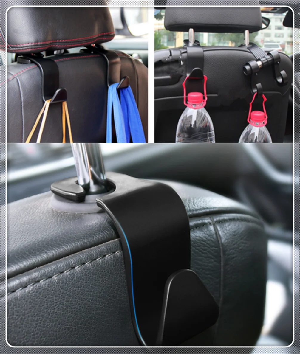 2PCS Universal Car Accessories Seat Back Bag Hook Headrest for Volkswagen VW B6 Jetta Mk5 MK6 Any Cars | Автомобили и мотоциклы