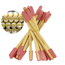 10 шт. Пчеловодство профессиональная пчелиная прививка бамбуковая резиновая ручка для наклеивания пчелиного молока Точная Желейная Целлюлоза для выращивания пчел инструменты