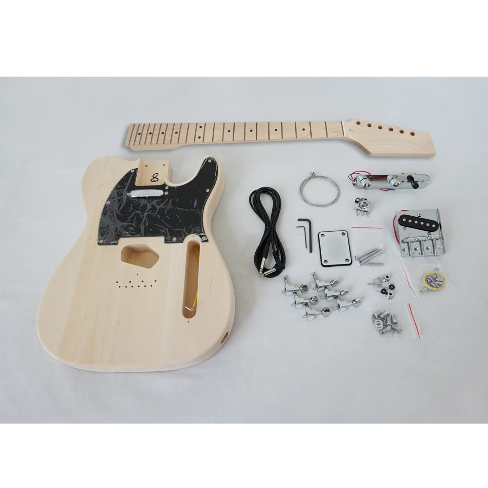 Aiersi бренд пользовательские Tele стиль Diy электрогитары наборы Модель EK-002