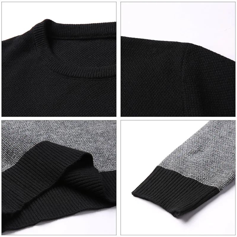 Skup AIRGRACIAS 2019 marka Casual Men swetry z dzianiny w paski męski sweter mężczyźni sukienka grube męskie swetry Jersey odzież jesień nowy