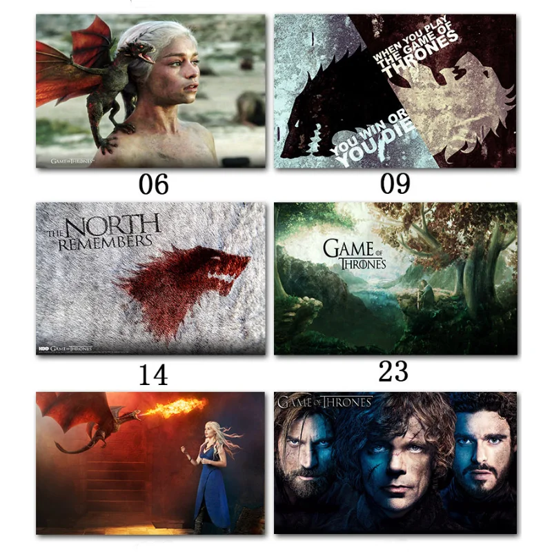 Постер и принты Игра престолов ТВ-шоу Westeros карта Искусство большой холст живопись искусство настенные картины для гостиной домашний декор