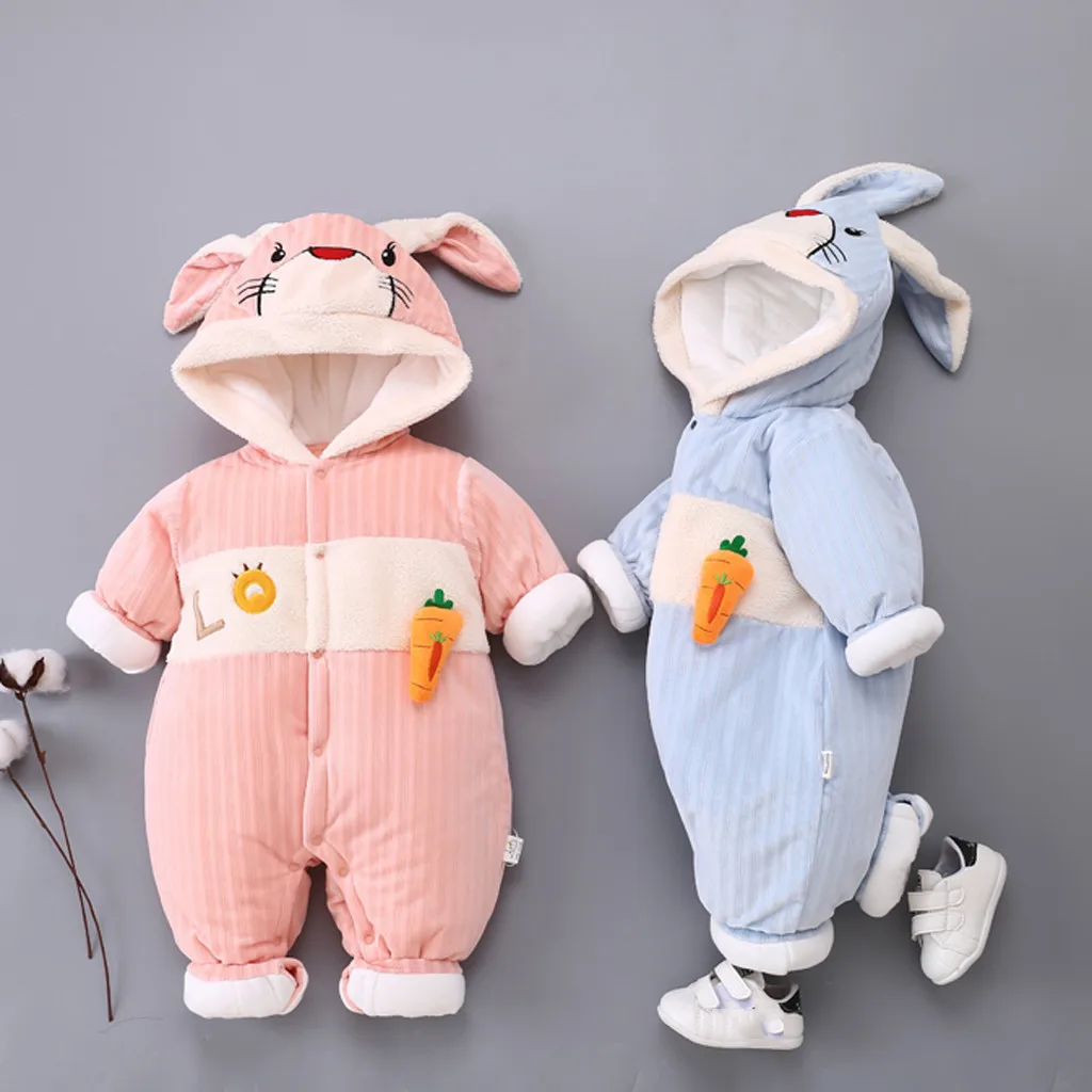 Детский зимний комбинезон с капюшоном на возраст 0-12 месяцев | Детская одежда и