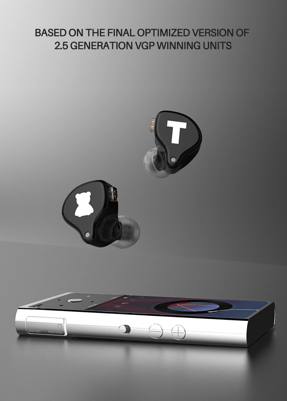 TFZ S2 PRO HIFI аудио 2,5 поколения Динамический драйвер наушники-вкладыши IEM с 2 Pin 0,78 мм съемный кабель шейные наушники