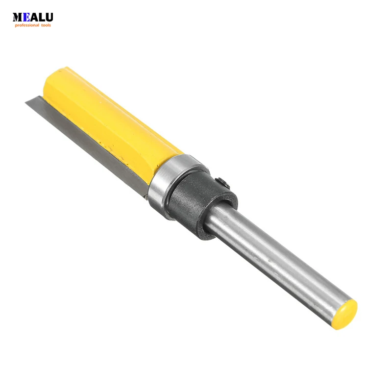 

N1/4''*1/2*38mm Trimming Cutters 1/4 Inch Router Bit Shank Bearing Flush Trim Straight Flute Furniture Carving Tools