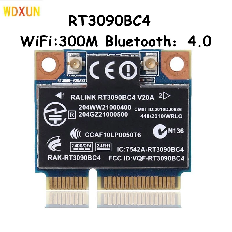 Scheda Wi-Fi Wireless Bluetooth 3.0 Wlan Mini Pciexpress Per Hp Rt3090Bc4 Probook 4520S Drop Shipping