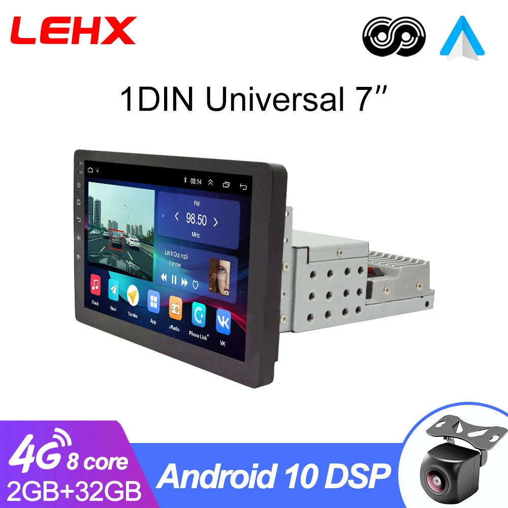 Мультимедийная магнитола LEHX Pro мультимедийная стерео-система на Android 10 с 7