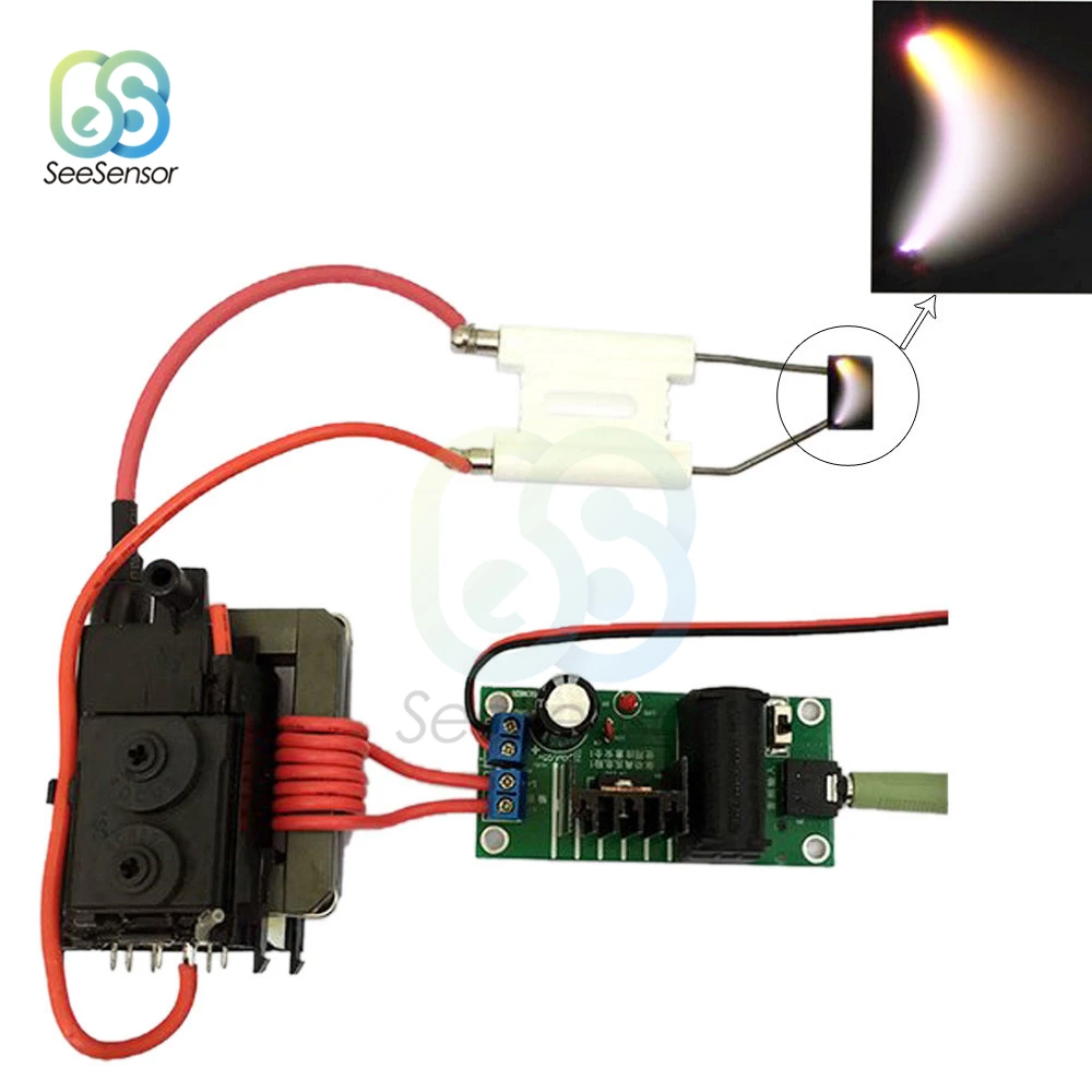 DC12V 5A 60W 20KV High Voltage Generator ZVS Tesla Coil Booster Driver Board Plasma Music Arc Speaker Kits DIY Kit | Инструменты