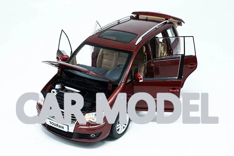 1:18 Масштаб сплав игрушечный транспорт VW 2009 TOURAN модель автомобиля Детские игрушечные машинки оригинальные подлинные детские игрушки