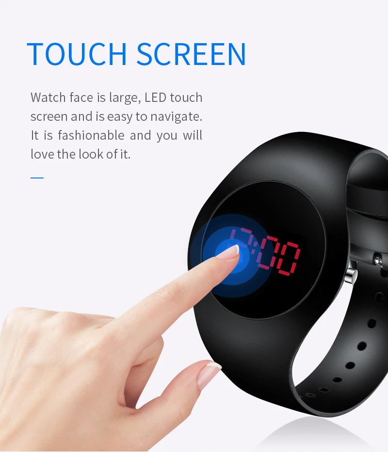 2020 Fashion Men Watch Woman Digital relogio masculinoo Luminous Sensor LED Student watch waterproof Electronic Digital Watch