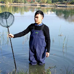 Под Wader ПВХ Нейлон колено Wader лес камуфляж Waders настраиваемые ловить рыбу рыболовные брюки