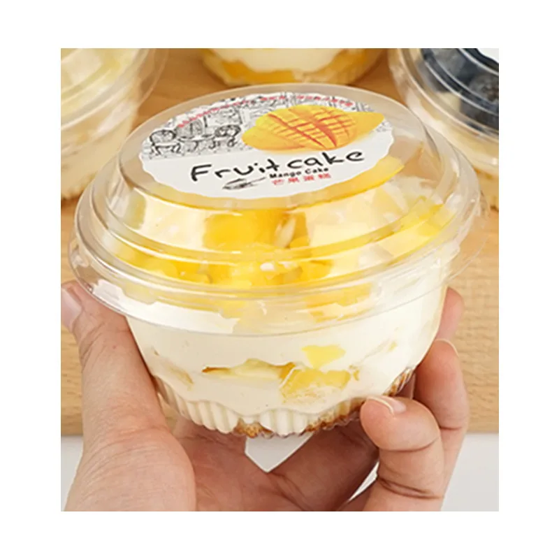 Disposable Plastic Bowls Round 50PCS/Lot 625ML Transparent Dessert Ice  Cream Bowls With Lid Fruit Tableware With Cover - AliExpress