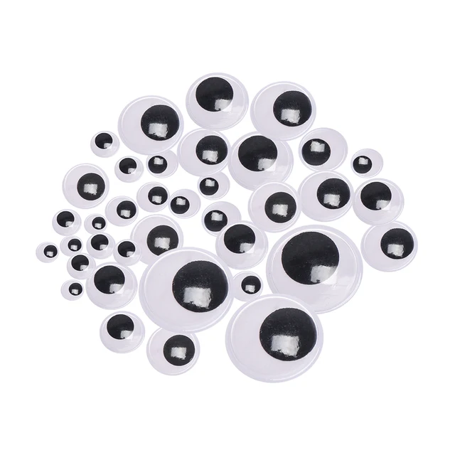 100Pcs/Set DIY Craft Not Self-adhesive Doll Eyes Creative Puppet Making Dinosaur Eyes Stuffed Toys Dinosaur Doll Accessories 3