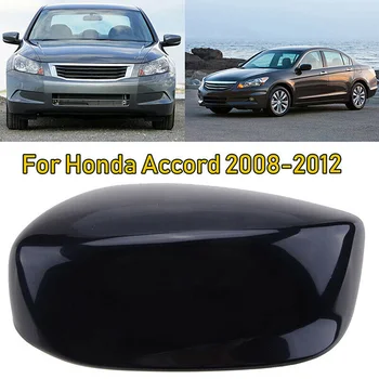 

L+R High Quality Side Rear View Mirror Cover Trim Cap Fit ABS Plastic For Honda Accord 2008-2012 Kit Easy To Install Accessories