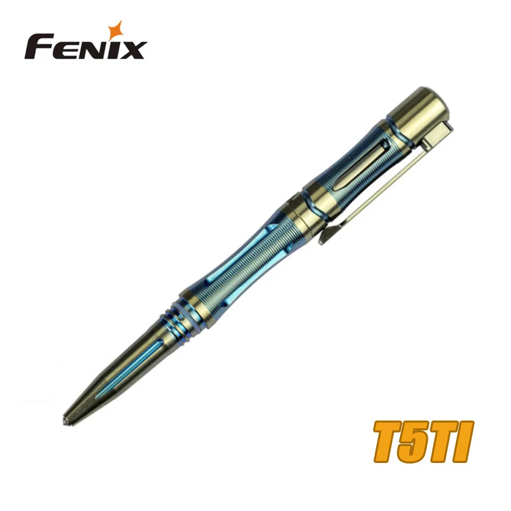 Новинка Fenix T5Ti титановая тактическая ручка Schmidt P950M Halberd Strike Bezel Pen