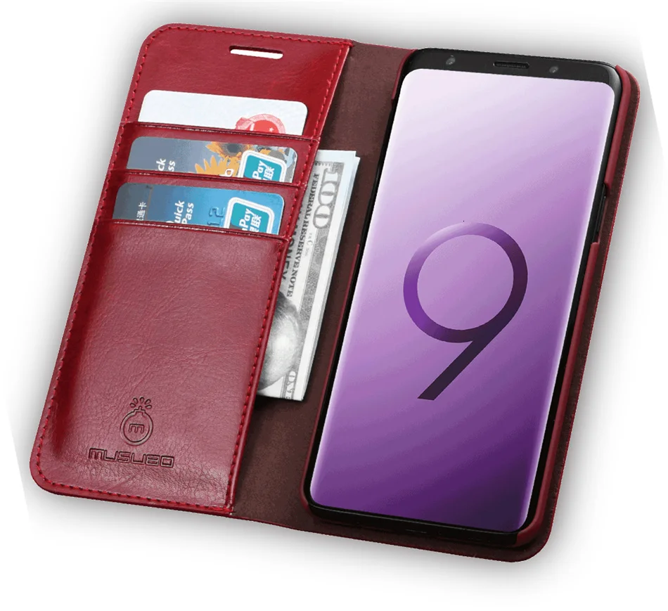 Musubo, роскошный чехол из натуральной кожи для samsung Galaxy Note 9, Fundas, чехол для телефона, Капа для samsung GALAXY S9+ S8, флип-чехол, s, кошелек