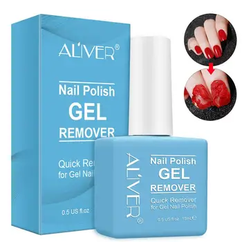 

15 Ml Magic Remover Nail Polish Remover Bursting Remove Sticky Layer Gel Cleaner Lint Free Wipes Nail Degreaser Tools