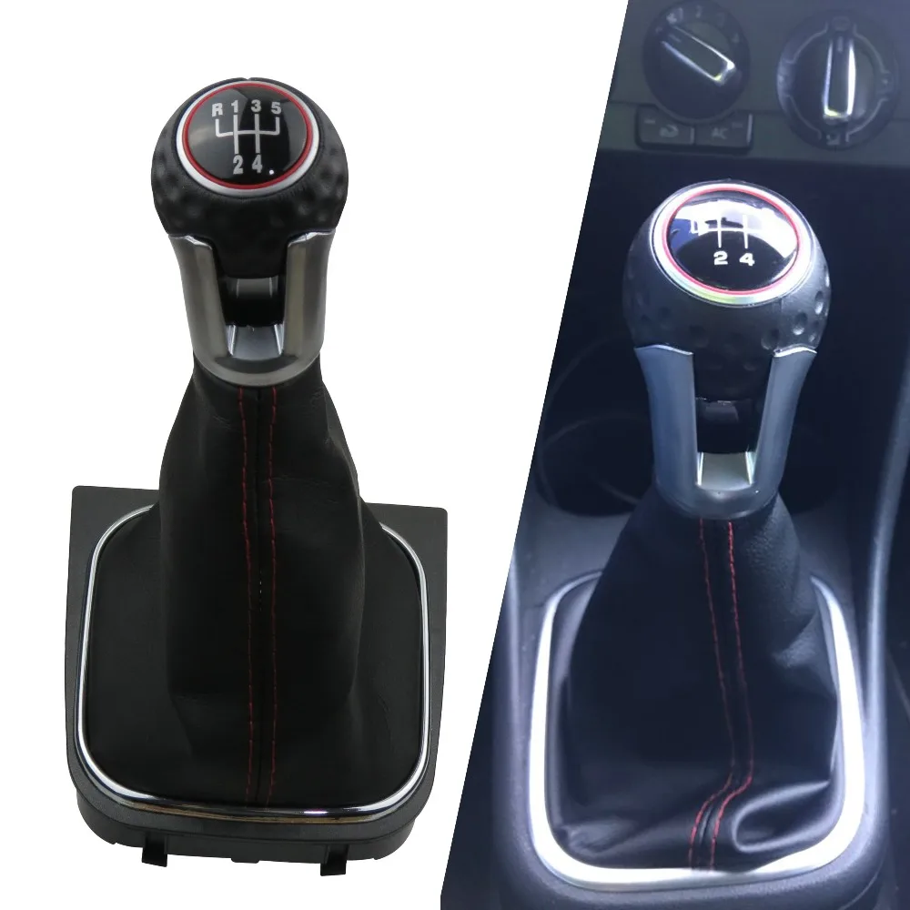 Для V-W Volkswagen Golf 5/6 MK5/6 Scirocco(2009) Octavia 5 6 скоростная Автомобильная рукоятка для рычага переключения передач Ручка крышка багажника Gaitor