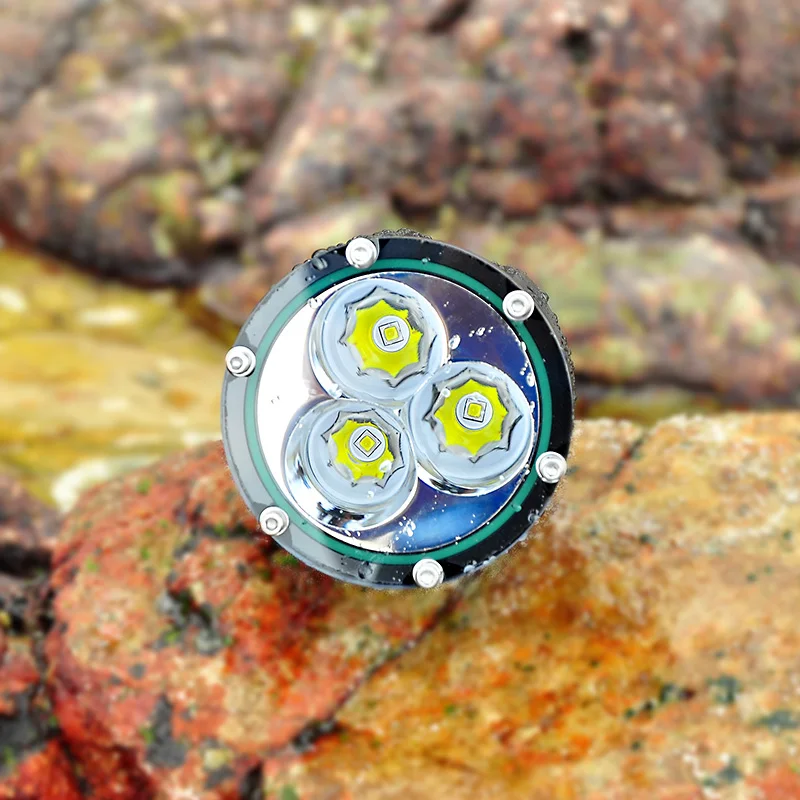 Lanterna de Mergulho Subaquática à Prova Archon Cree 3000lm Led Mergulho Luz Dunderwater Água 100m Subaquático D33 Xm-l2 u2 6 Cheap Lanternas